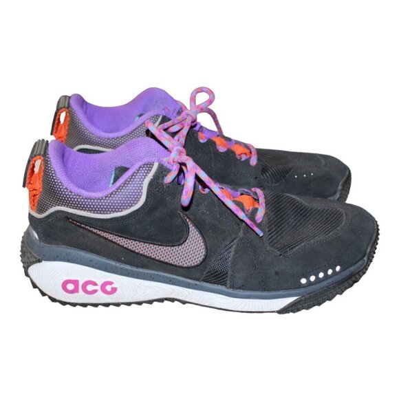 Nike ACG Dog Mountain Hyper Hiking Men Shoes Size 9 US purple & Black outdoor - Picture 13 of 13